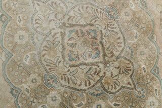 Persian 9x13 Faded Floral Rug - Thumbnail