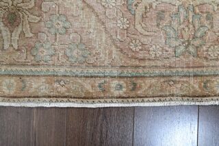 Persian 9x13 Faded Floral Rug - Thumbnail