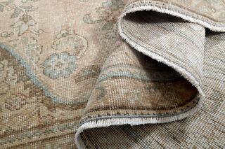 Persian 9x13 Faded Floral Rug - Thumbnail