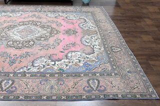Persian Vintage Pink Rug - Thumbnail