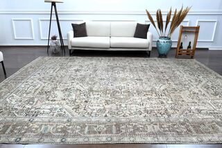 Persian Antique Faded Rug - Thumbnail