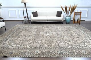 Antique Persian Handwoven Rug - Thumbnail