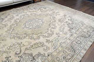 Persian Antique Faded Rug - Thumbnail