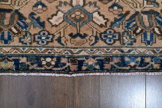Rose Gold & Blue Persian Handwoven Wool Rug - Thumbnail