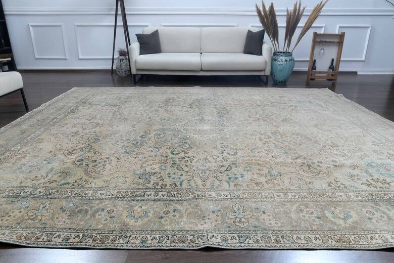 Persian Antique Faded Rug