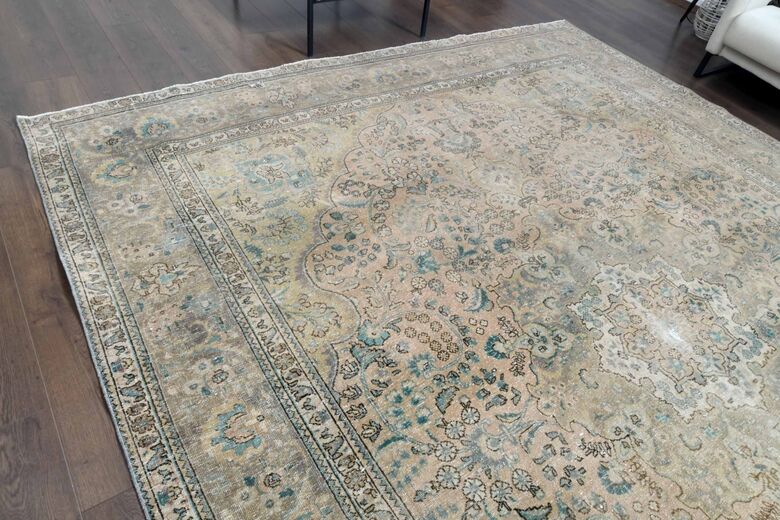 Persian Antique Faded Rug