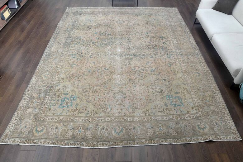Persian Antique Faded Rug