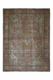 Persian Oriental Vintage Faded Rug - Thumbnail