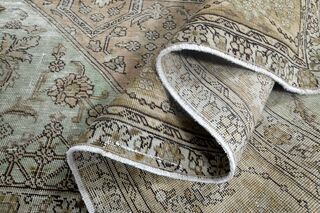 Persian Oriental Vintage Faded Rug - Thumbnail