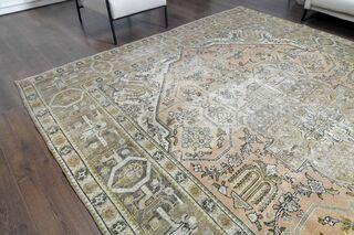 Persian Oriental Vintage Oversize Rug - Thumbnail
