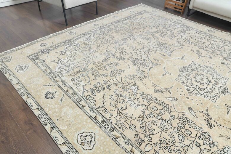 Persian Oversized Vintage wool rug
