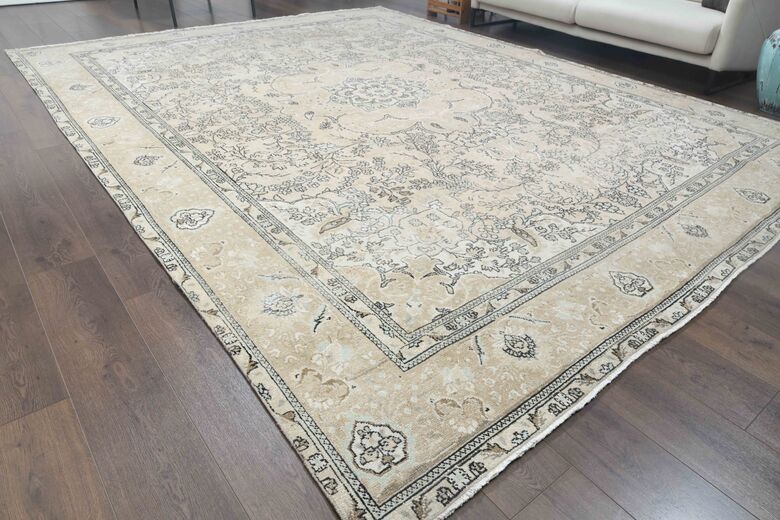 Persian Oversized Vintage wool rug