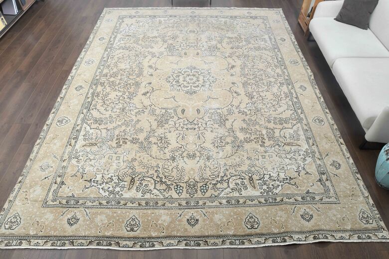 Persian Oversized Vintage wool rug