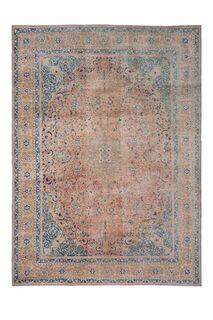 Oriental Persian Vintage Area Rug - Thumbnail