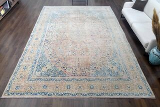 Oriental Persian Vintage Area Rug - Thumbnail