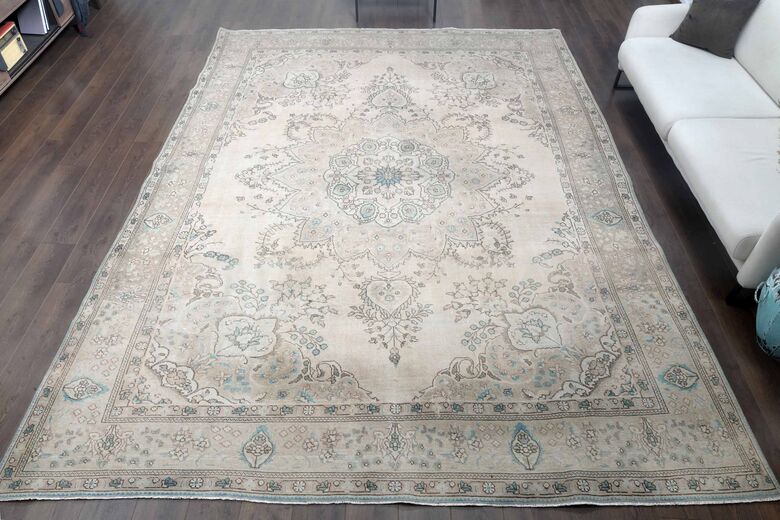 Persian Vintage Bohemian 10x13 Handwoven Wool Rug