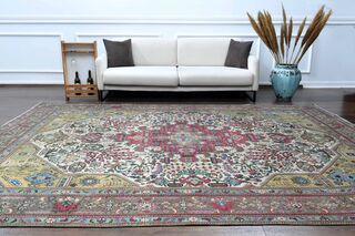 Persian Vintage Handmade Rug - Thumbnail