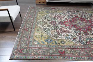 Persian Vintage Handmade Rug - Thumbnail