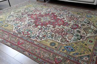 Persian Vintage Handmade Rug - Thumbnail