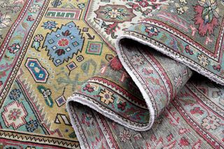 Persian Vintage Handmade Rug - Thumbnail