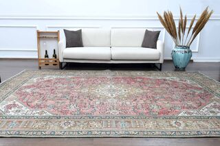 Persian Vintage Handmade Rug - Thumbnail
