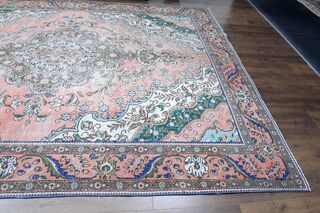 Persian Vintage Pink Rug - Thumbnail