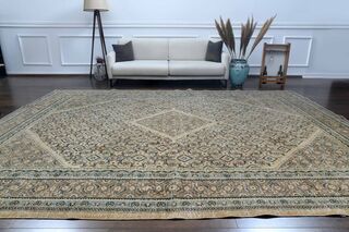 Persian Vintage Handwoven Rug - Thumbnail