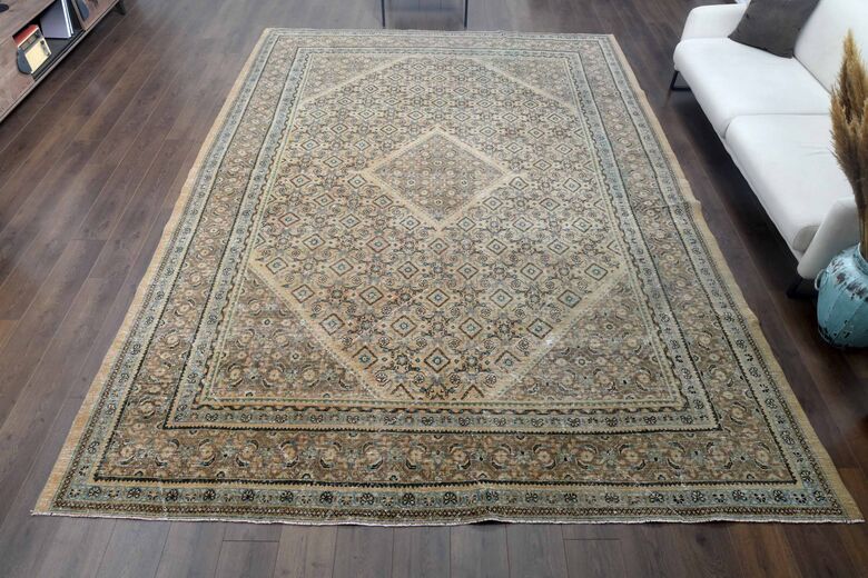 Persian Vintage Handwoven Rug