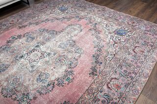 Oriental Pink Persian Rug - Thumbnail