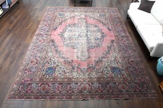 Oriental Pink Persian Rug - Thumbnail