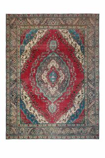 Medallion Persian Vintage Rug - Thumbnail