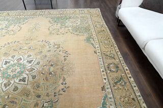 Persian Vintage Woven Wool Rug - Thumbnail
