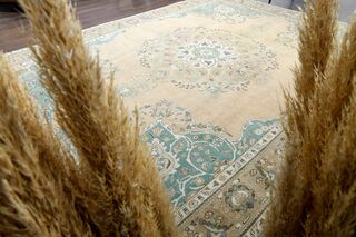 Persian Vintage Woven Wool Rug - Thumbnail