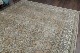 Rare Persian Vintage Woven Wool Rug - Thumbnail