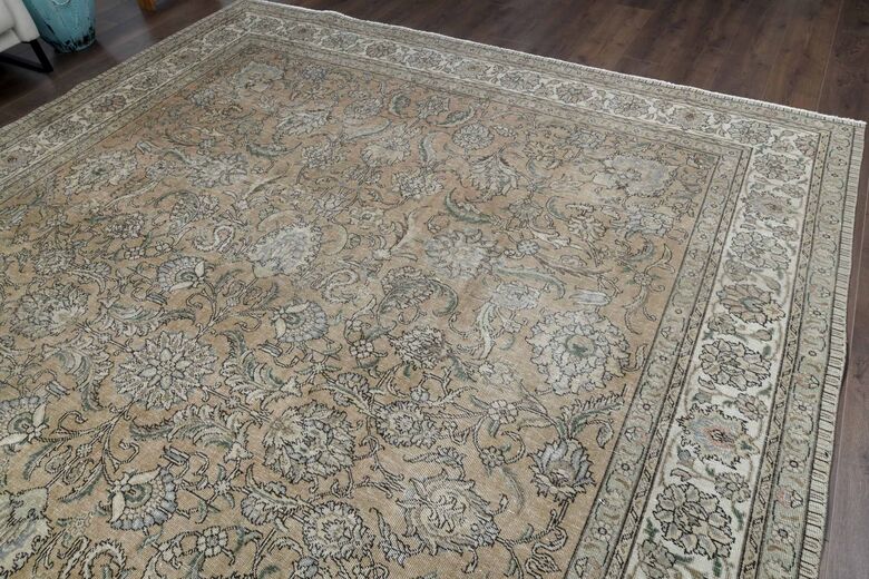 Rare Persian Vintage Woven Wool Rug