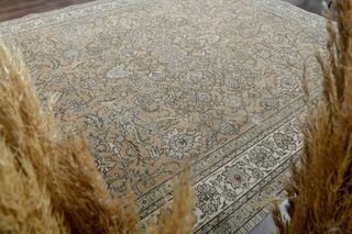 Rare Persian Vintage Woven Wool Rug - Thumbnail