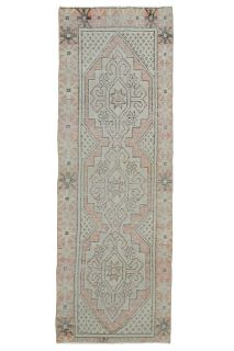 Turkish Antique Runner Rug - Thumbnail