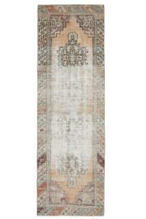 Distressed Antique Runner Rug - Thumbnail