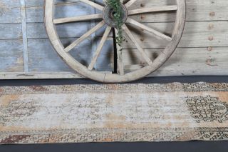 Distressed Antique Runner Rug - Thumbnail