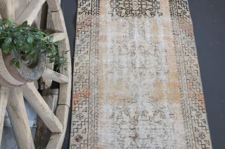 Distressed Antique Runner Rug - Thumbnail