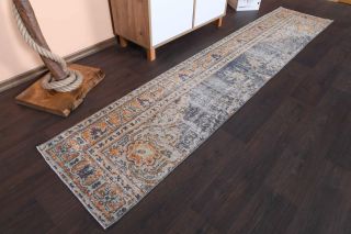 Antique Turkish Runner Rug - Thumbnail