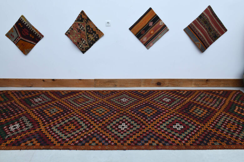 Cacim Kilim - Turkish Runner Rug