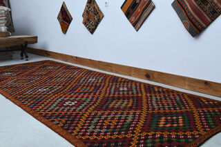 Cacim Kilim - Turkish Runner Rug - Thumbnail