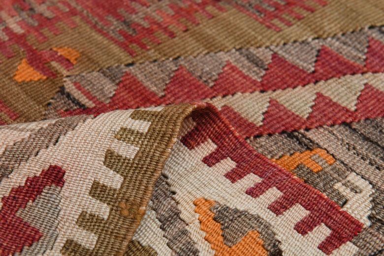 Flatweave Ethnic Runner Rug