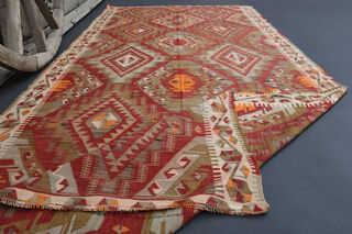 Flatweave Ethnic Runner Rug - Thumbnail