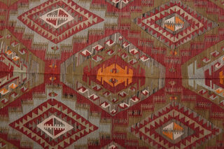 Flatweave Ethnic Runner Rug - Thumbnail