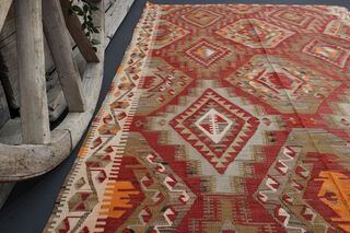 Flatweave Ethnic Runner Rug - Thumbnail