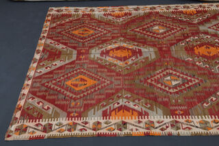 Flatweave Ethnic Runner Rug - Thumbnail