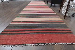 Vintage Turkish Runner Rug - Thumbnail