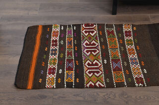 Vintage Turkish Runner Rug - Thumbnail